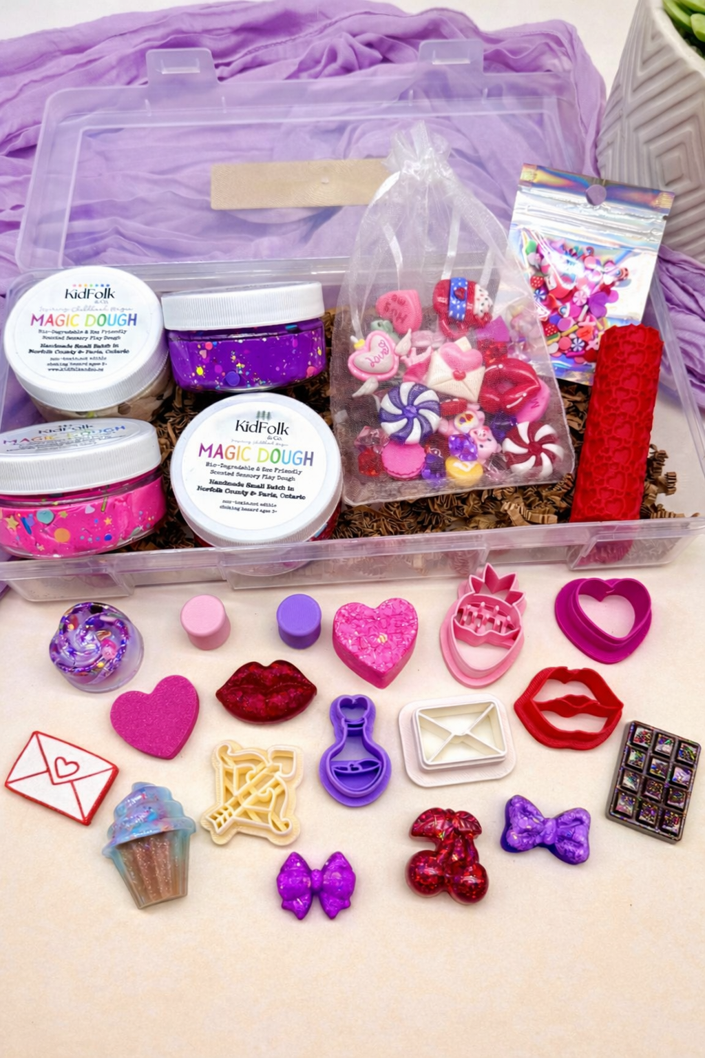 Valentines Deluxe Magic Dough Kit