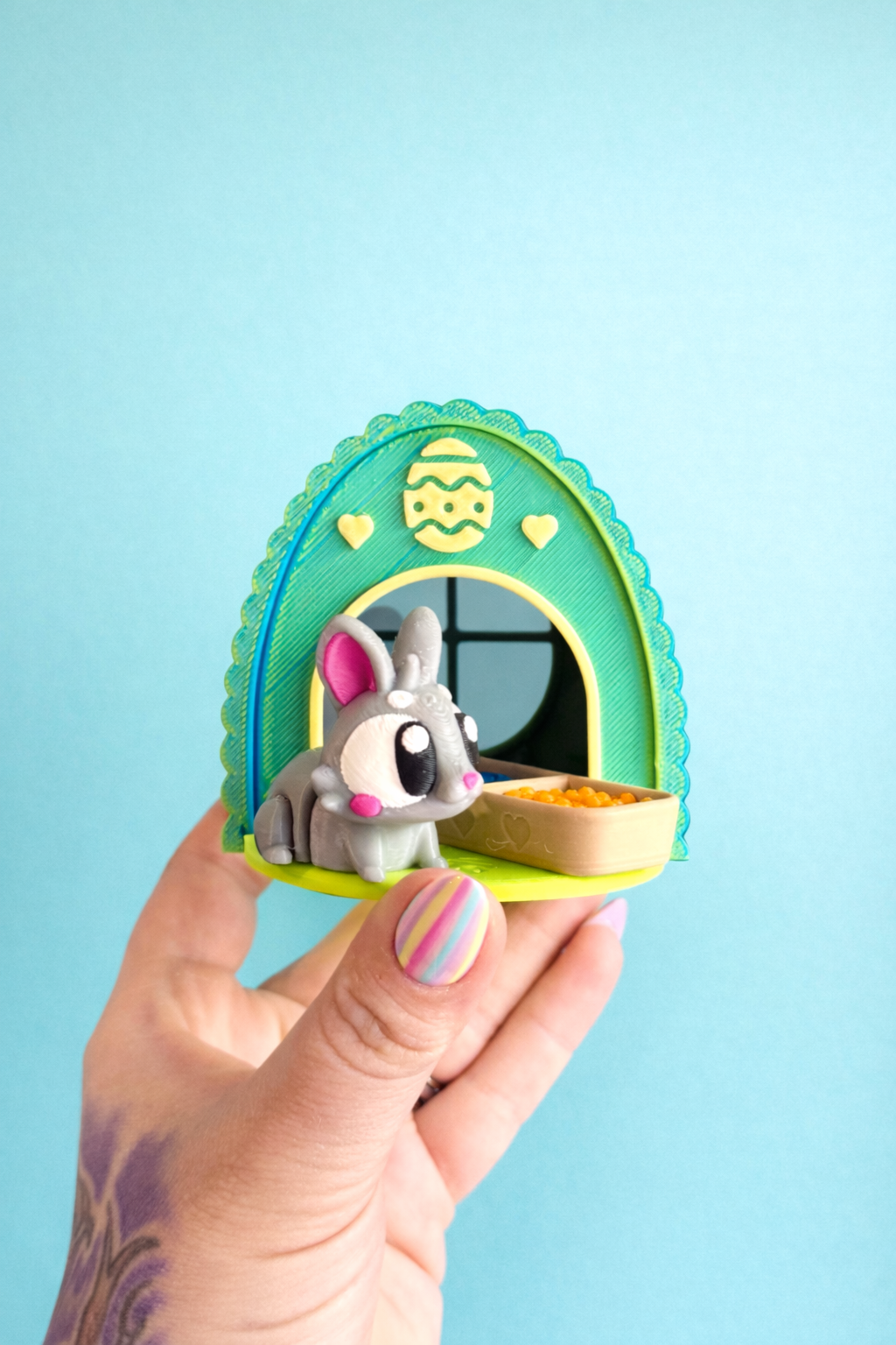 Bunny Hut Play Kit-Teal+Green
