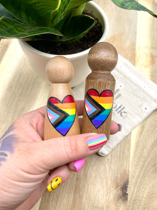 Pride Peg Doll