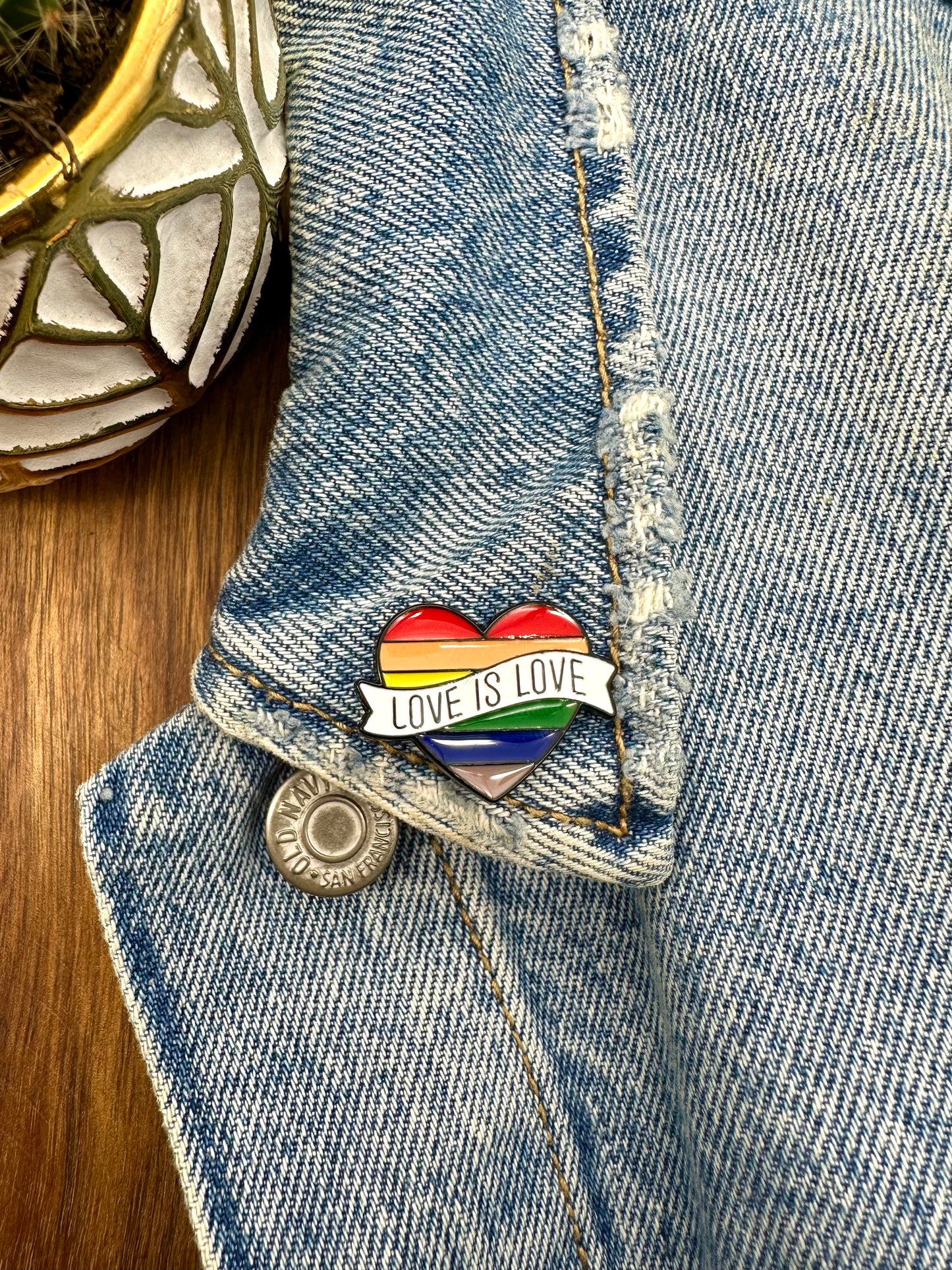 Love is Love Enamel Pin