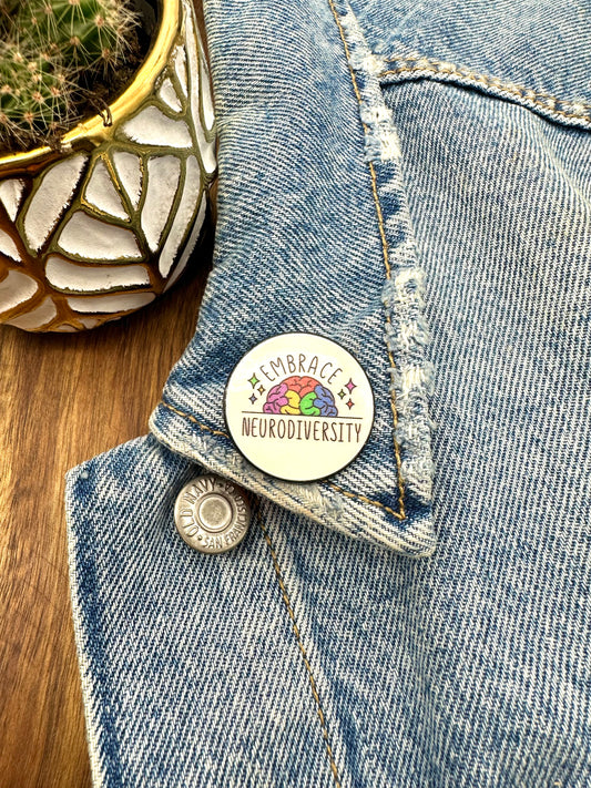 Embrace Neurodiversity Enamel Pin