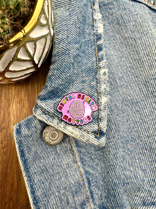 Mental Heath Matters Enamel Pin